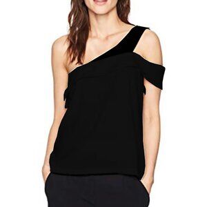 Ramy Brook Luca Blouse Black Size Medium NEW NWT